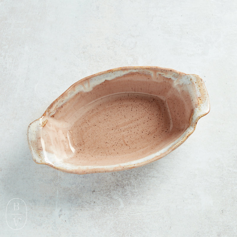 Etta B Pottery OVAL SOUFFLE DISH Primrose