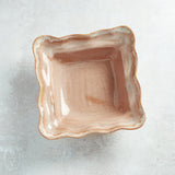 Etta B Pottery MEDIUM SQUARE BOWL Primrose