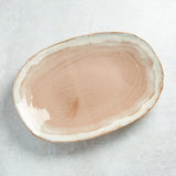 Etta B Pottery OVAL SANDWICH PLATTER Primrose