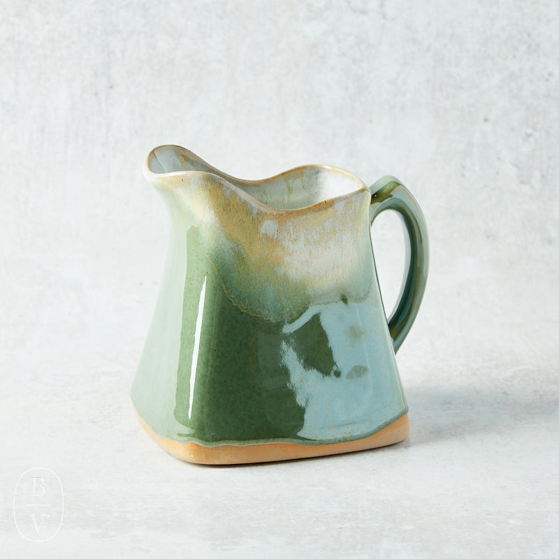 Etta B Pottery BREAKFAST PITCHER Matcha Leaf