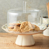 Etta B Pottery FLIRTY EDGE CAKE STAND