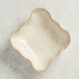 Etta B Pottery ICE CREAM SNACK BOWL Chantilly Cream