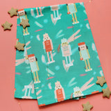 Doe A Deer FULL PATTERN NUTCRACKER FLOUR SACK TOWEL