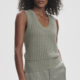 Varley FERNS OPEN KNIT TANK Shadow