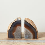 Blue Ocean Traders MEDIUM AGATE BOOKEND SET 10