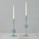 Europe 2 You GLASS CANDLESTICK Denim