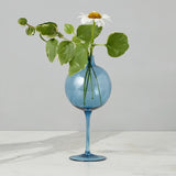 Europe 2 You WINE GLASS VASE Navy Medium