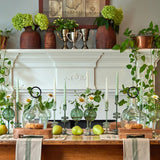 Europe 2 You GLASS CANDLESTICK