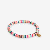 Ink and Alloy GRACE SEQUIN STRETCH BRACELET Rainbow