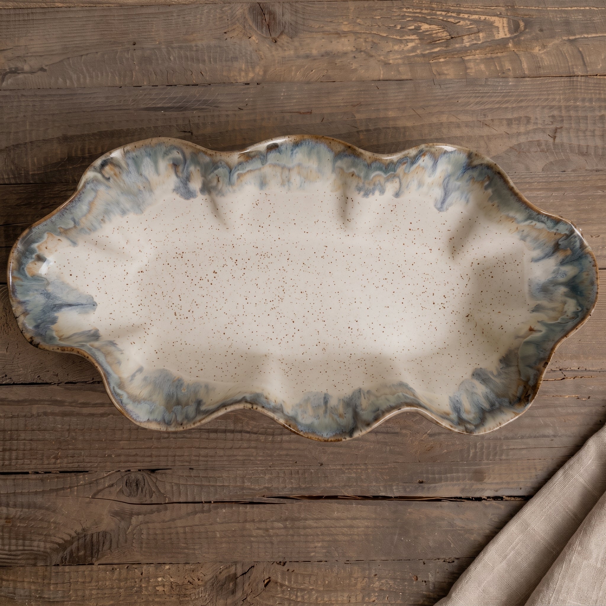 Etta B Pottery CENTERPIECE DISH Oasis