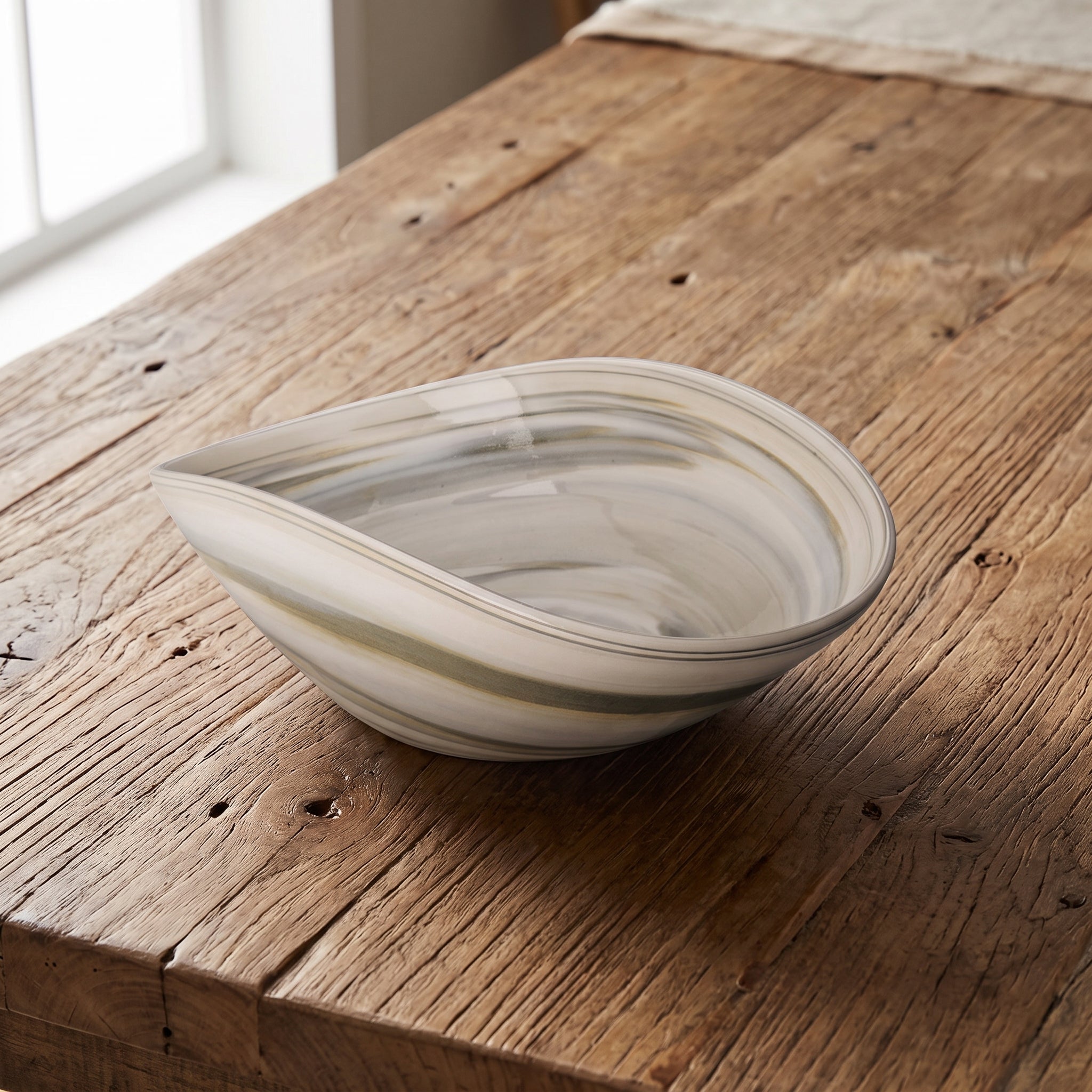 Simon Pearce BEACHSTONE SERVING BOWL Sand Small
