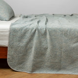 Bella Notte Linens GEORGIA BEDSPREAD Eucalyptus