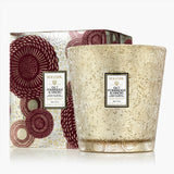 Voluspa SEASONAL THREE WICK HEARTH CANDLE Gilt Pomander_Hinoki