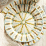 Good Earth Pottery LUNCHEON PLATE Teal