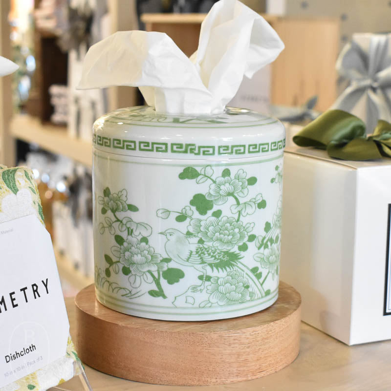 House of Happy TISSUE VESSEL Jade
