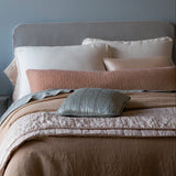 Bella Notte Linens SILK VELVET QUILTED THROW PILLOW