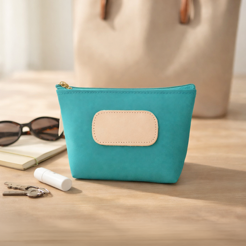 Jon Hart CHICO POUCH Teal No Stamp Blank