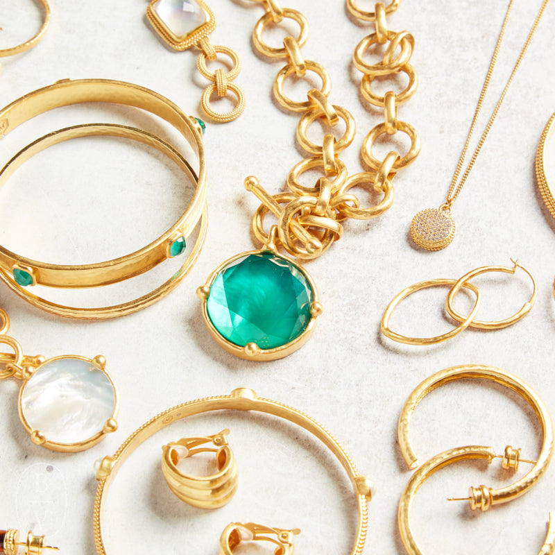 Julie Vos CATALINA STONE BANGLE BRACELET