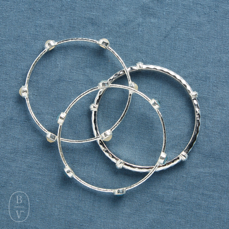 Julie Vos SILVER MILANO LUXE BANGLE