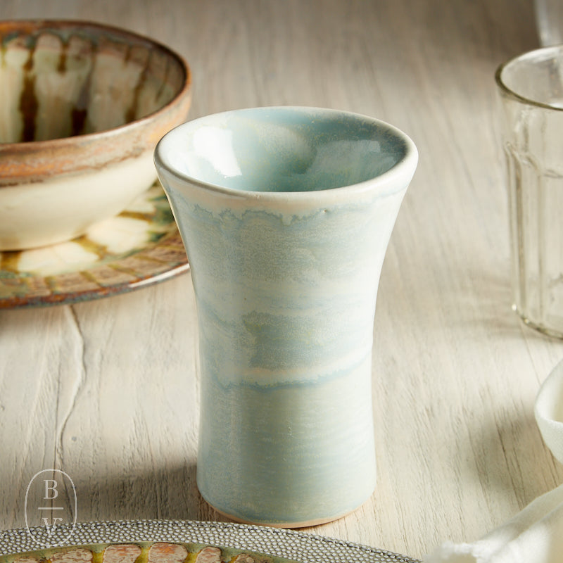 Good Earth Pottery TUMBLER Aqua