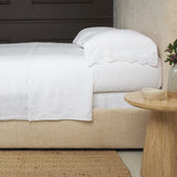 Pom Pom At Home KELLY LINEN SHEET SET White White