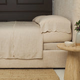 Pom Pom At Home KELLY LINEN SHEET SET Flax Flax