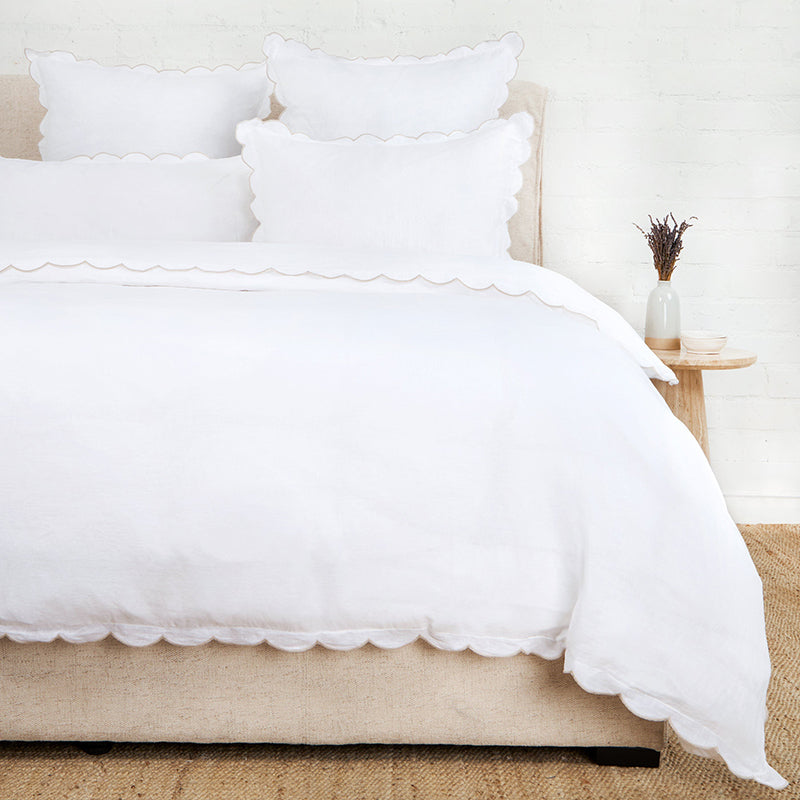 Pom Pom At Home KELLY DUVET White Flax