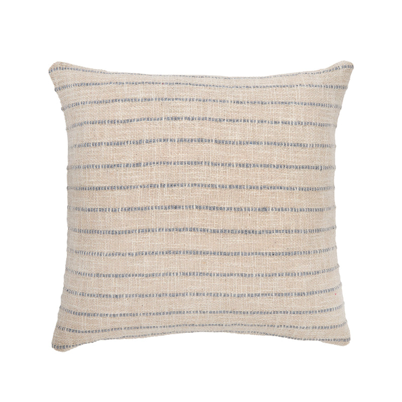 Pom Pom At Home JOJO PILLOW WITH INSERT Ivory_Blue Grey 20x20