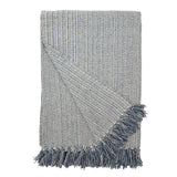 Pom Pom At Home JULIAN OVERSIZED THROW Blue Grey 60x90