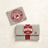 LA Chic MISSISSIPPI STATE MINI CLUTCH