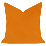 Laura Park Designs 22 x 22 SOLID VELVET THROW PILLOW Orange