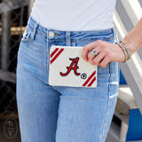 LA Chic ALABAMA BEADED COIN POUCH