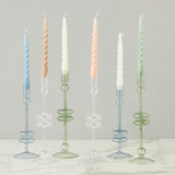 Europe 2 You TWISTED TAPER CANDLES SET OF 6