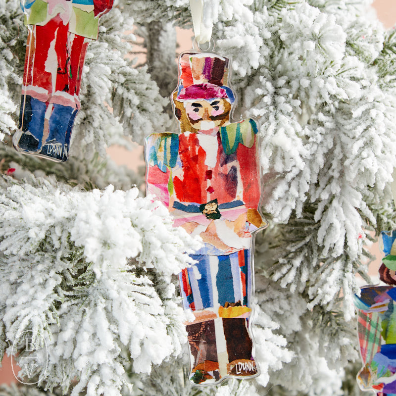 Lauren Dunn ACRYLIC NUTCRACKER ORNAMENT