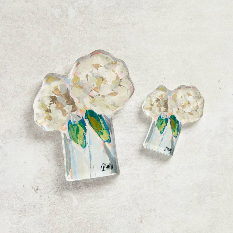 Lauren Dunn ACRYLIC BLOOM BLOCK Two Hydrangea