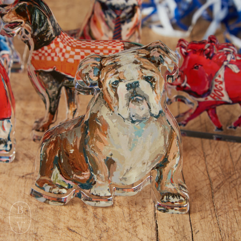 Lauren Dunn BULLDOG ACRYLIC BLOCK