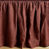 Bella Notte Linens LINEN BED SKIRT Autumn