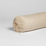 Bella Notte Linens LINEN THROW PILLOW Natural 9x39_Bolster