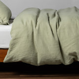 Bella Notte Linens LINEN DUVET COVER Desert Sage