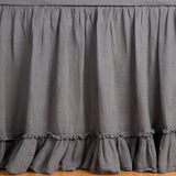 Bella Notte Linens LINEN WHISPER BED SKIRT French Lavender