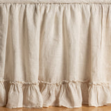 Bella Notte Linens LINEN WHISPER BED SKIRT Natural