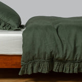 Bella Notte Linens LINEN WHISPER DUVET COVER Juniper