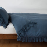 Bella Notte Linens LINEN WHISPER DUVET COVER Midnight