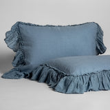 Bella Notte Linens LINEN WHISPER SHAM Tahoe Blue