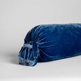 Bella Notte Linens LOULAH THROW PILLOW Tahoe Blue 9x39 Bolster