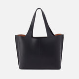 Hobo VIDA LARGE TOTE Black Micro Pebbled Leather