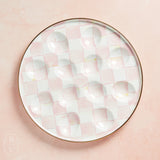 MacKenzie-Childs EGG PLATE Rosy Check