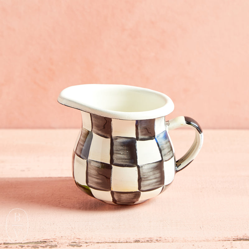MacKenzie-Childs LITTLE CREAMER Courtly Check
