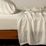 Bella Notte Linens MADERA LUXE FLAT SHEET Natural