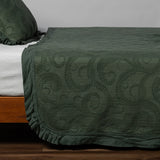 Bella Notte Linens MARISETTE BEDSPREAD Juniper